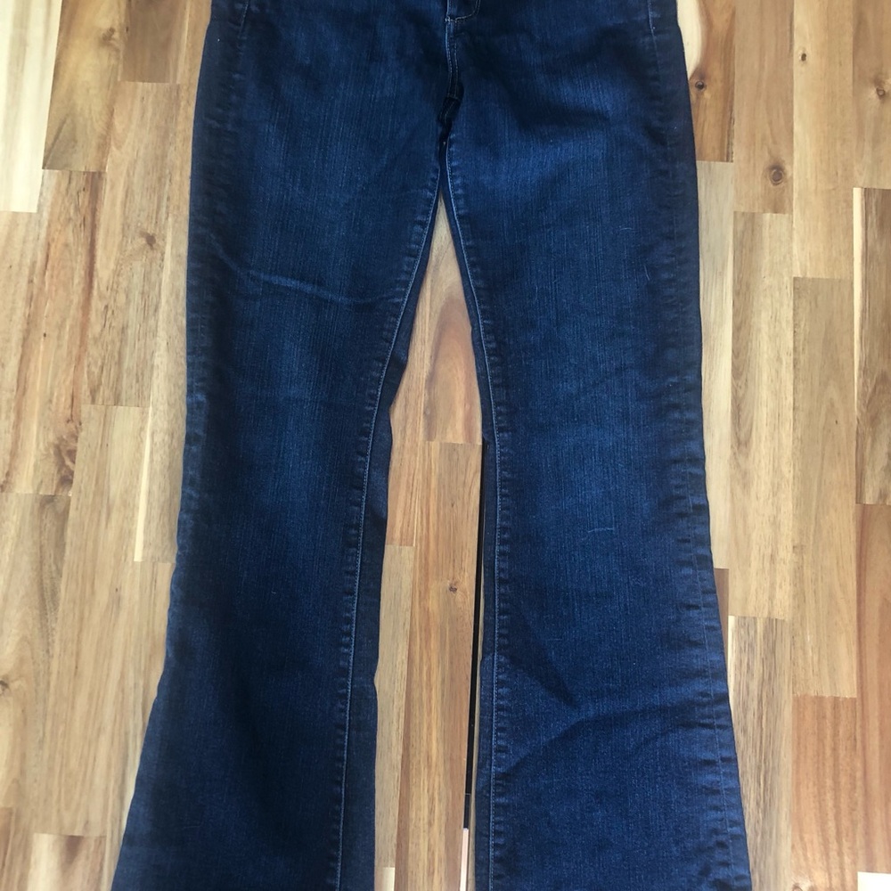 PAIGE Dark Indigo Flare Jeans